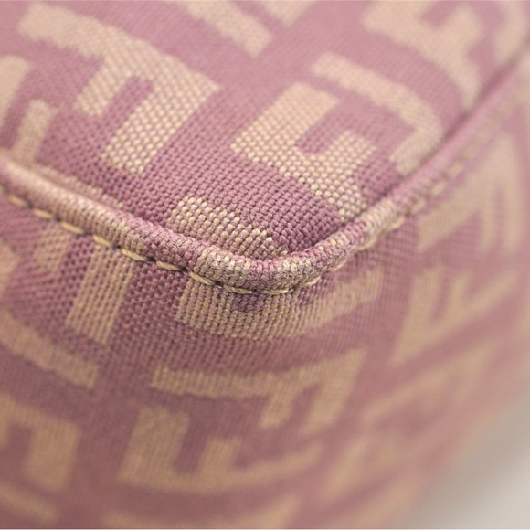 Vintage Fendi | Zucchino Mini Purple Shoulder Bag - Picture 10 of 16